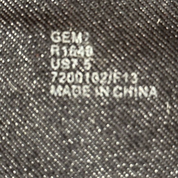 Calvin Klein CK Jeans Women's Gem 2 Oily Leather Knee-High Boots Black size.7.5 - Picture 5 of 6